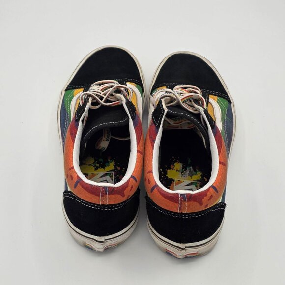 Vans Old Skool Rainbow Pride Sneakers Lace Up Canvas Shoes - Picture 3 of 13